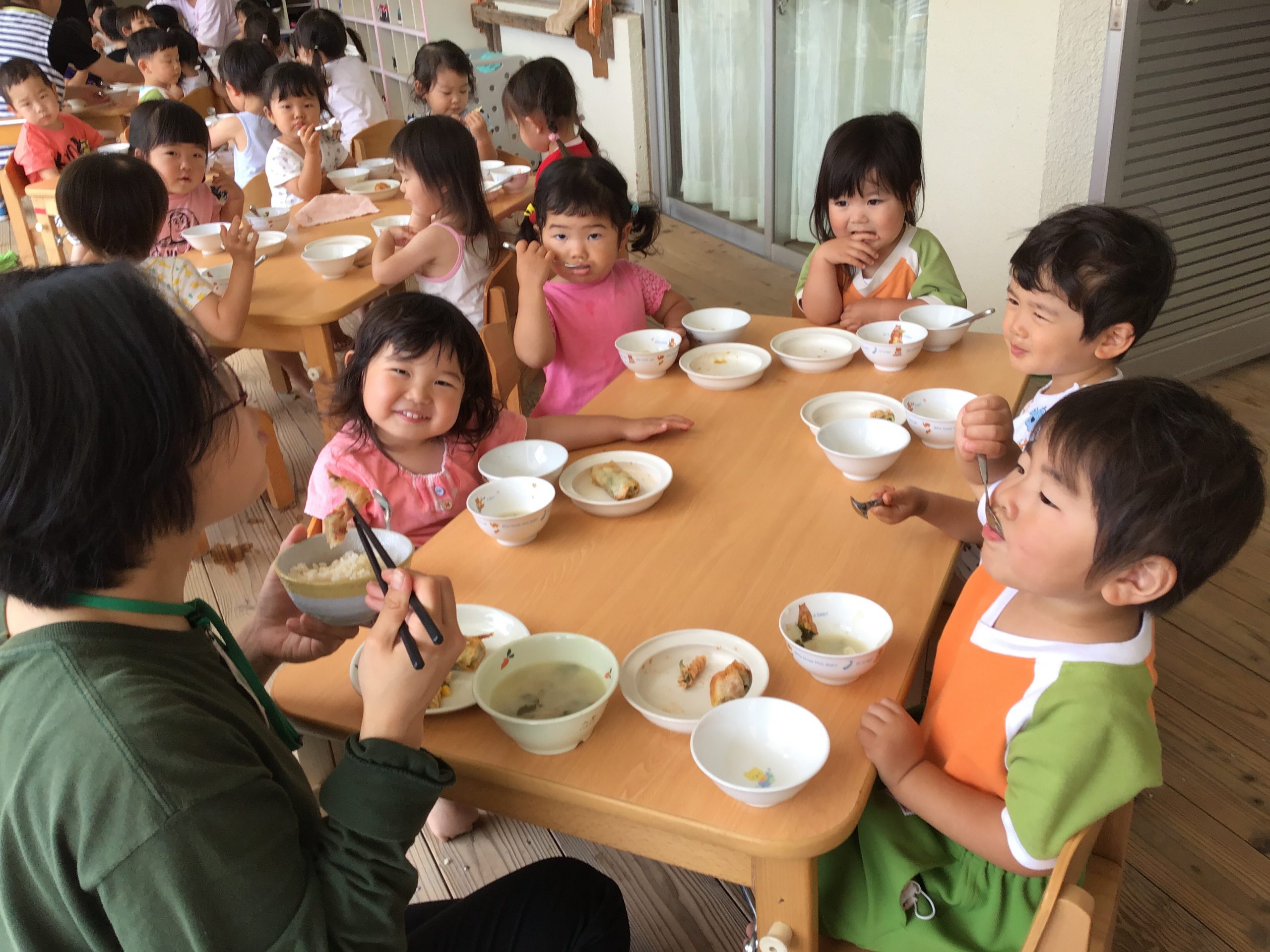 「ママがいい」くるみ組の子どもたちの様子